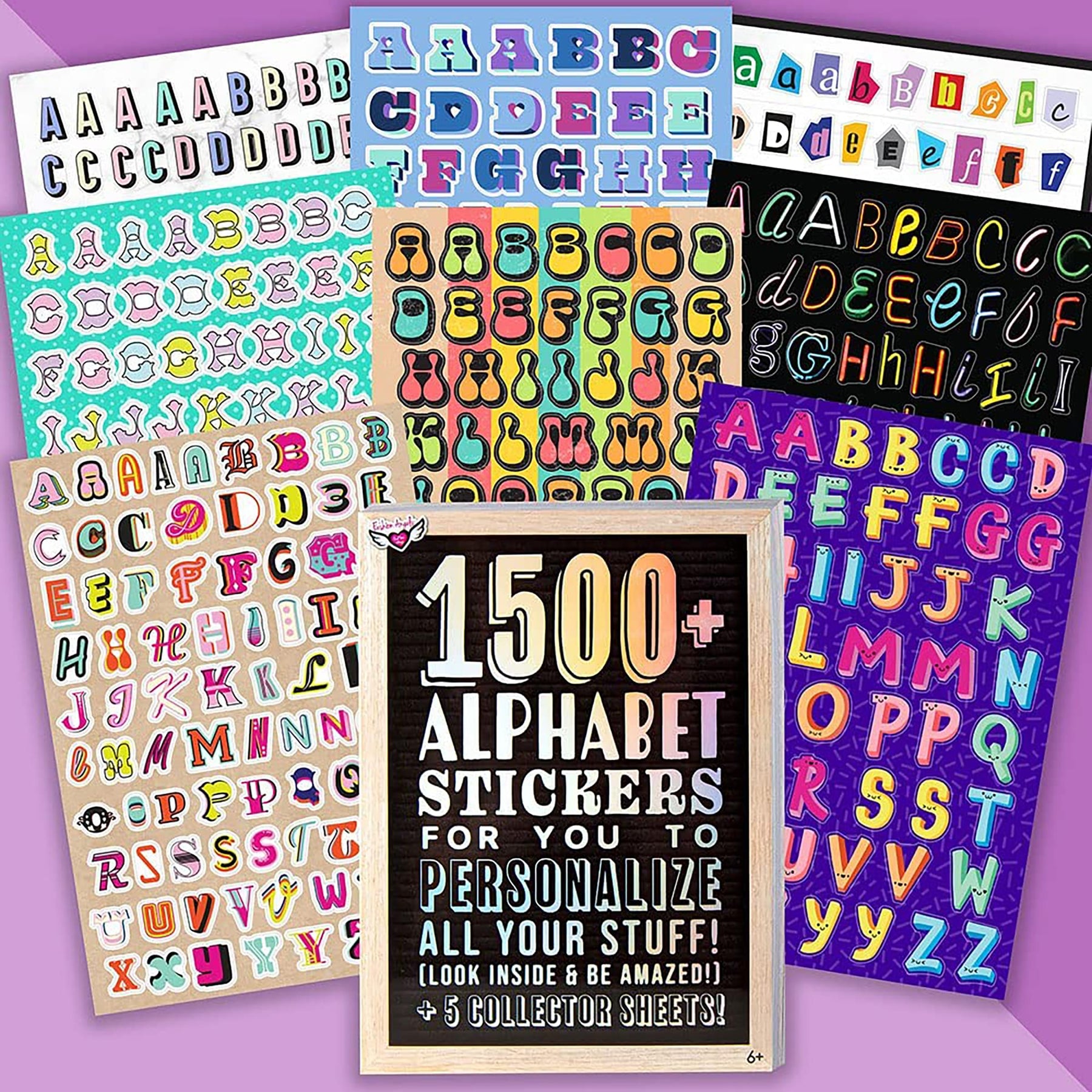 Fashion Angels 1500+ Alphabet Sticker Book