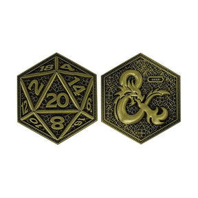 Dungeons & Dragons 20-Sided Die Limited Edition Collector Coin