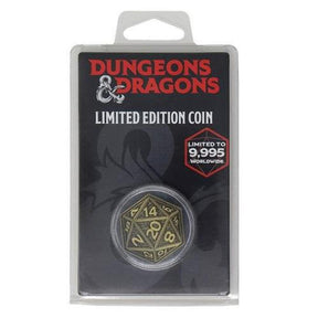 Dungeons & Dragons 20-Sided Die Limited Edition Collector Coin