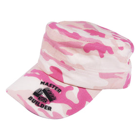 Master Builder Camo Hat | Pink & Cream Cap | Adjustable Size