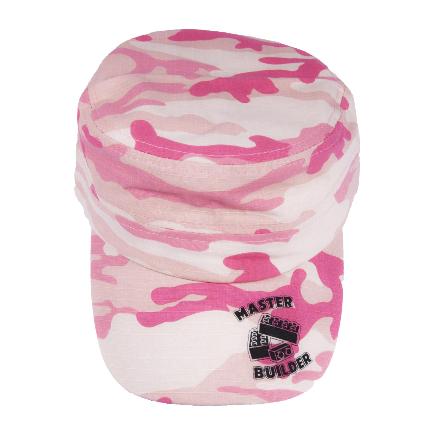 Master Builder Camo Hat | Pink & Cream Cap | Adjustable Size