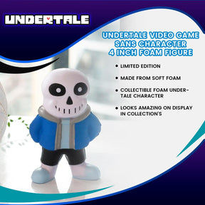 Undertale Video Game | Sans Character | 4 Inch Foam Figure