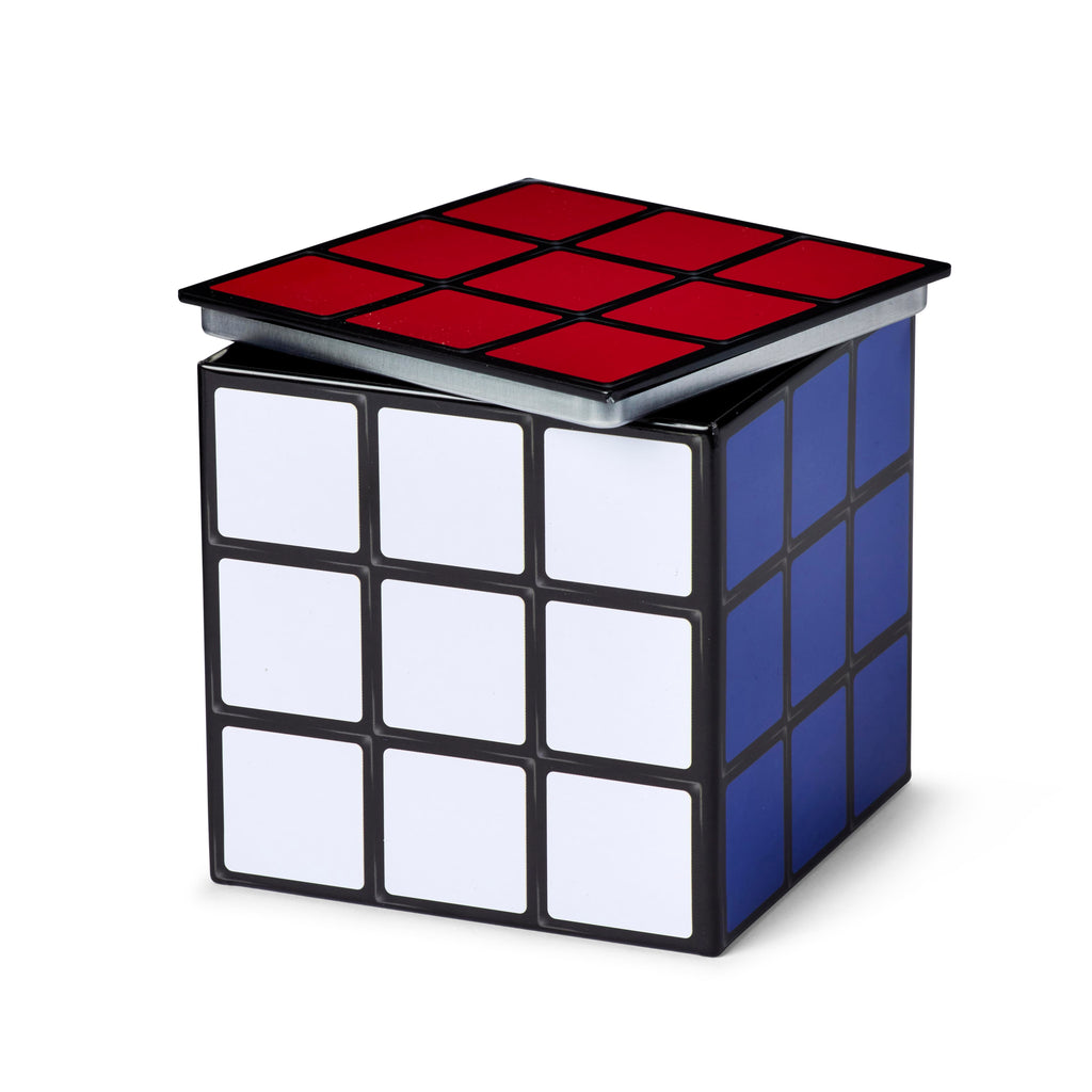 Puzzle Cube 4 x 4 Inch Tin Storage Box