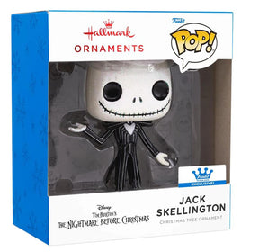 Nightmare Before Christmas Jack Skellington Glitter Holiday Ornament