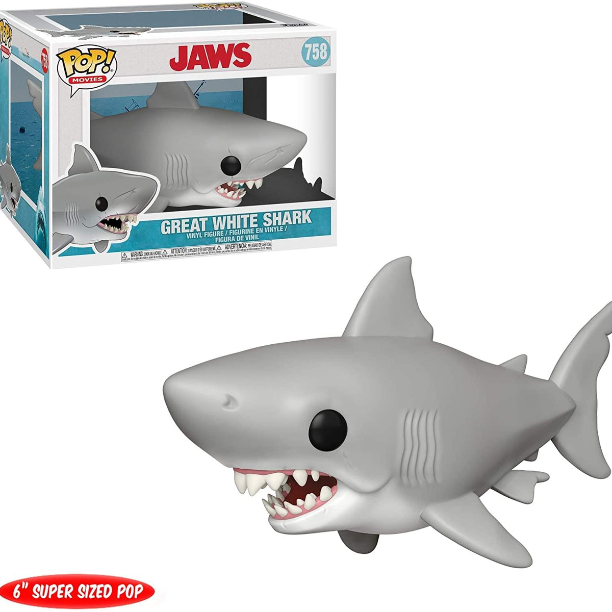 JAWS Funko Pop Vinyl Figure | Great White Shark | Free Shipping