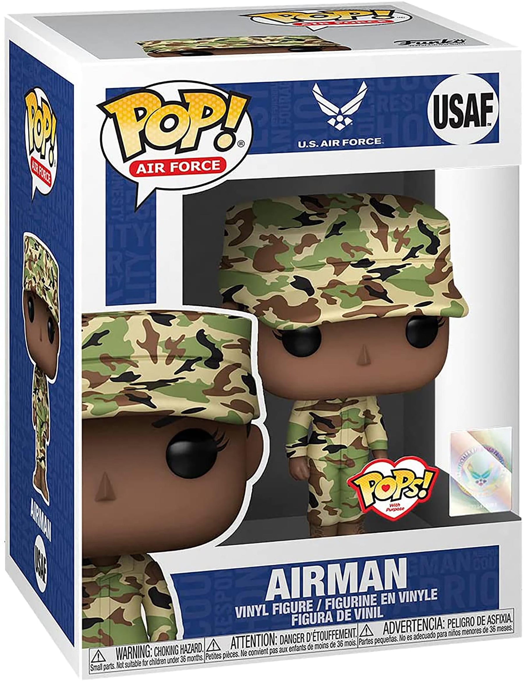 Funko POP Military Vinyl Figure | Air Force Female