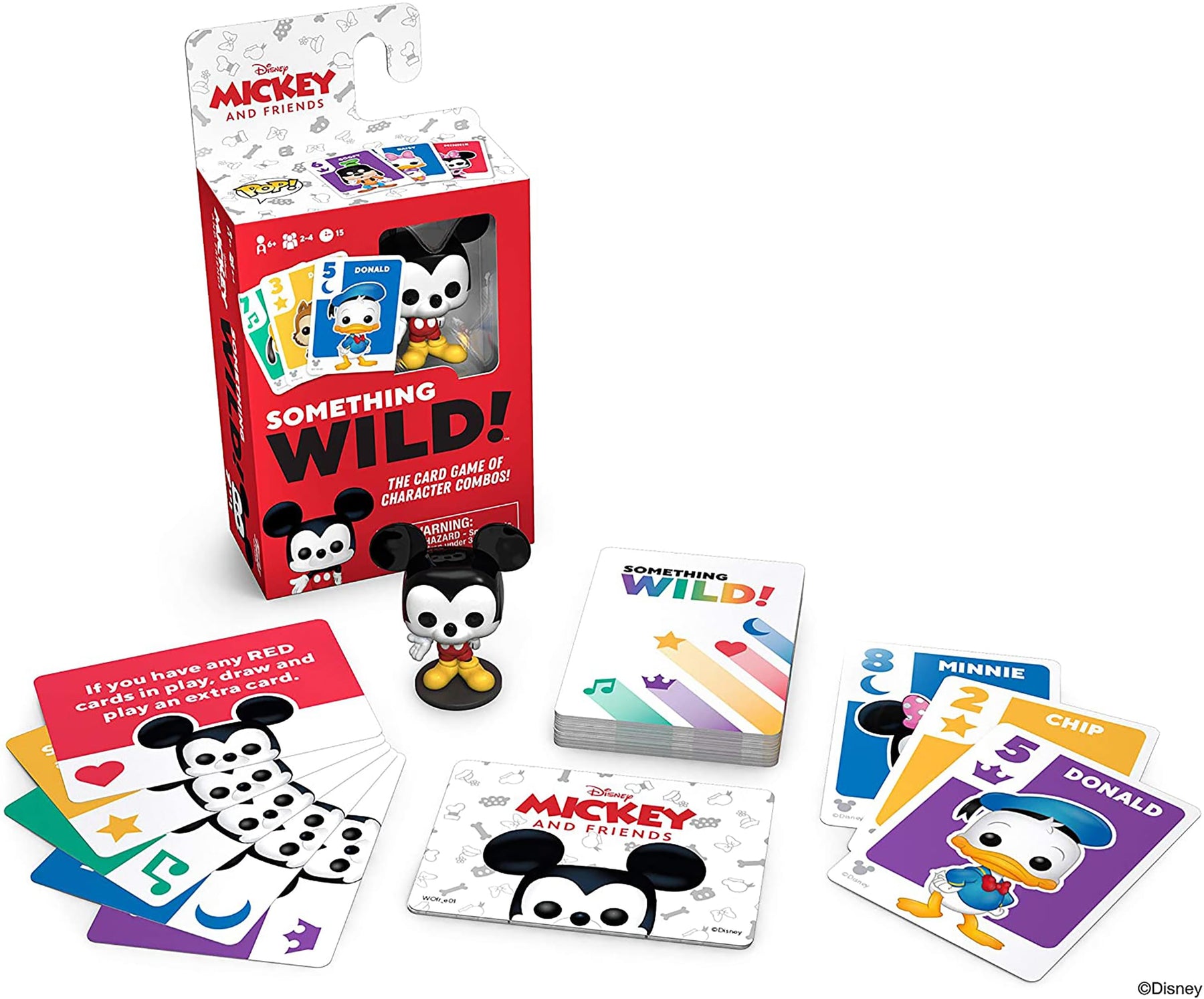 Disney Something Wild Mickey & Friends Funko Card Game | 2-4 Players