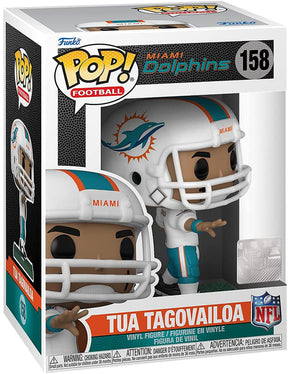 Miami Dolphins NFL Funko POP Vinyl Figure | Tua Tagovailoa (Away Uniform)