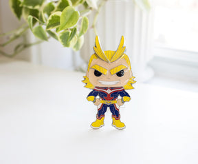 My Hero Academia 3-Inch Funko POP Pin | All Might