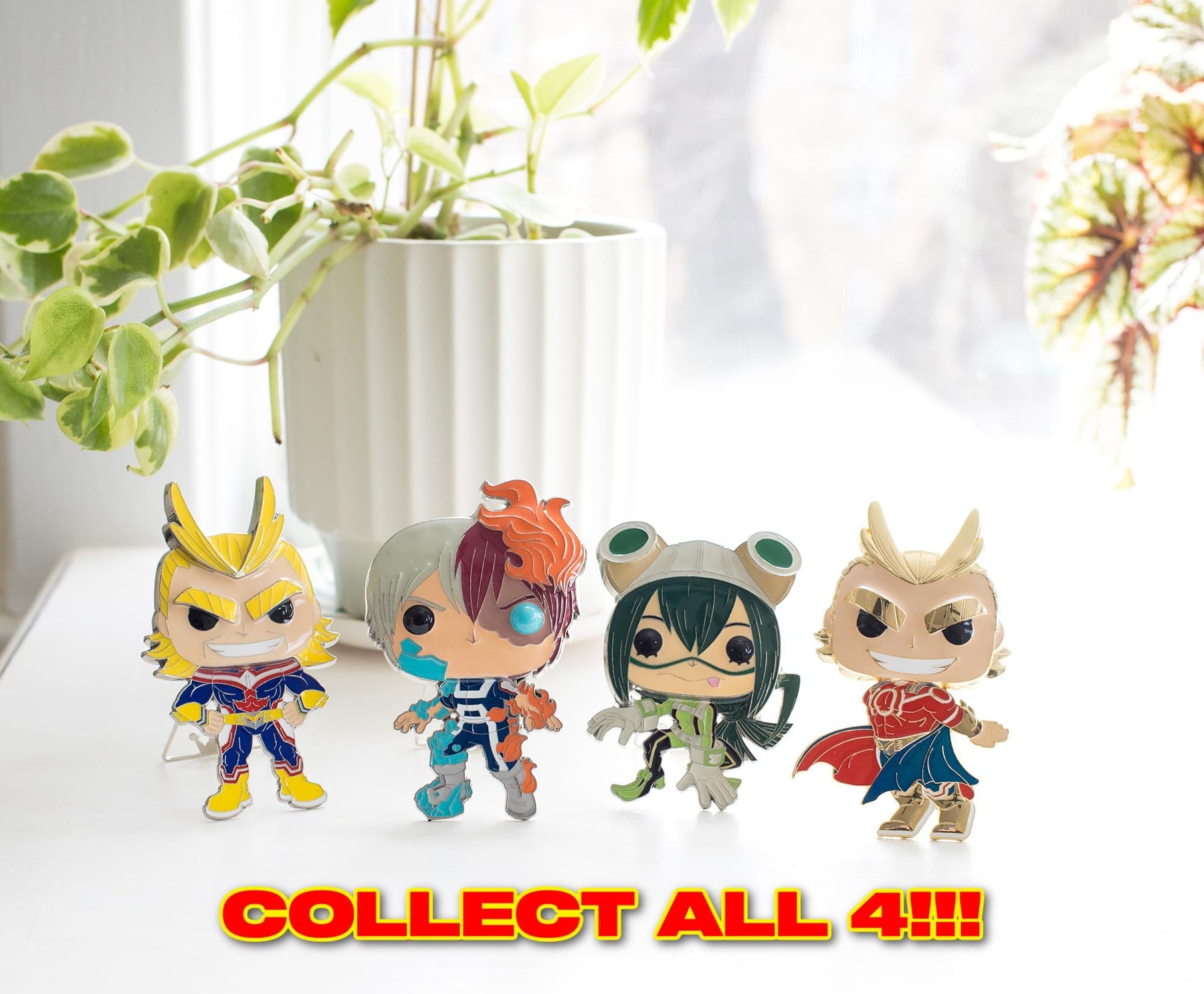 My Hero Academia 3-Inch Funko POP Pin | All Might Chase