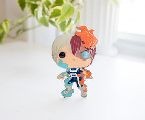 My Hero Academia 3-Inch Funko POP Pin | Shoto Todoroki