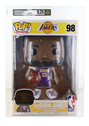 LA Lakers NBA 10 Inch Funko POP | LeBron James (Purple Jersey) Graded AFA 9.25