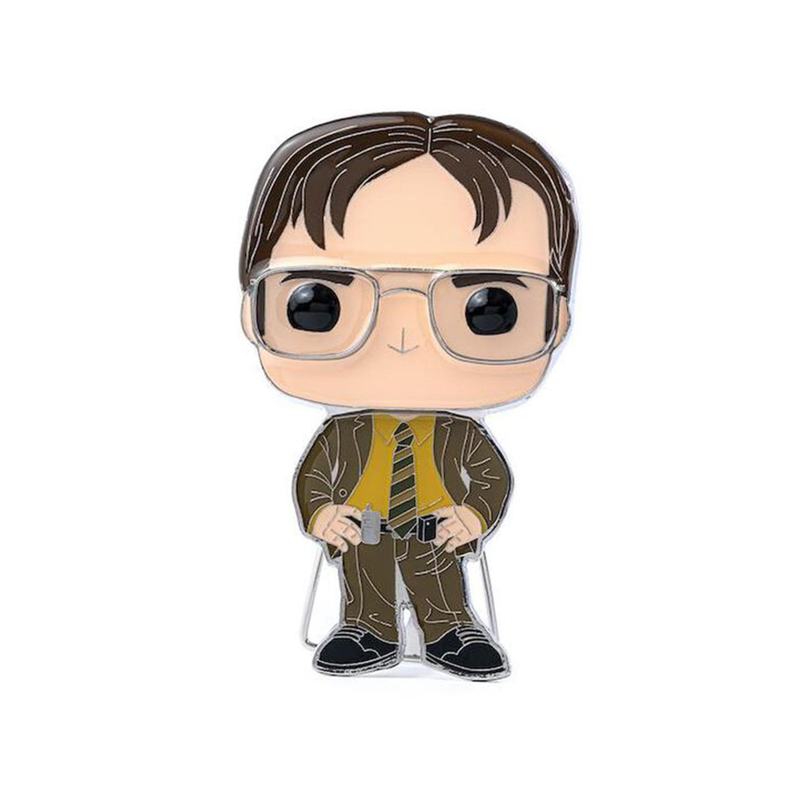 The Office 3 Inch Funko POP Pin | Dwight Shrute | Free Shipping