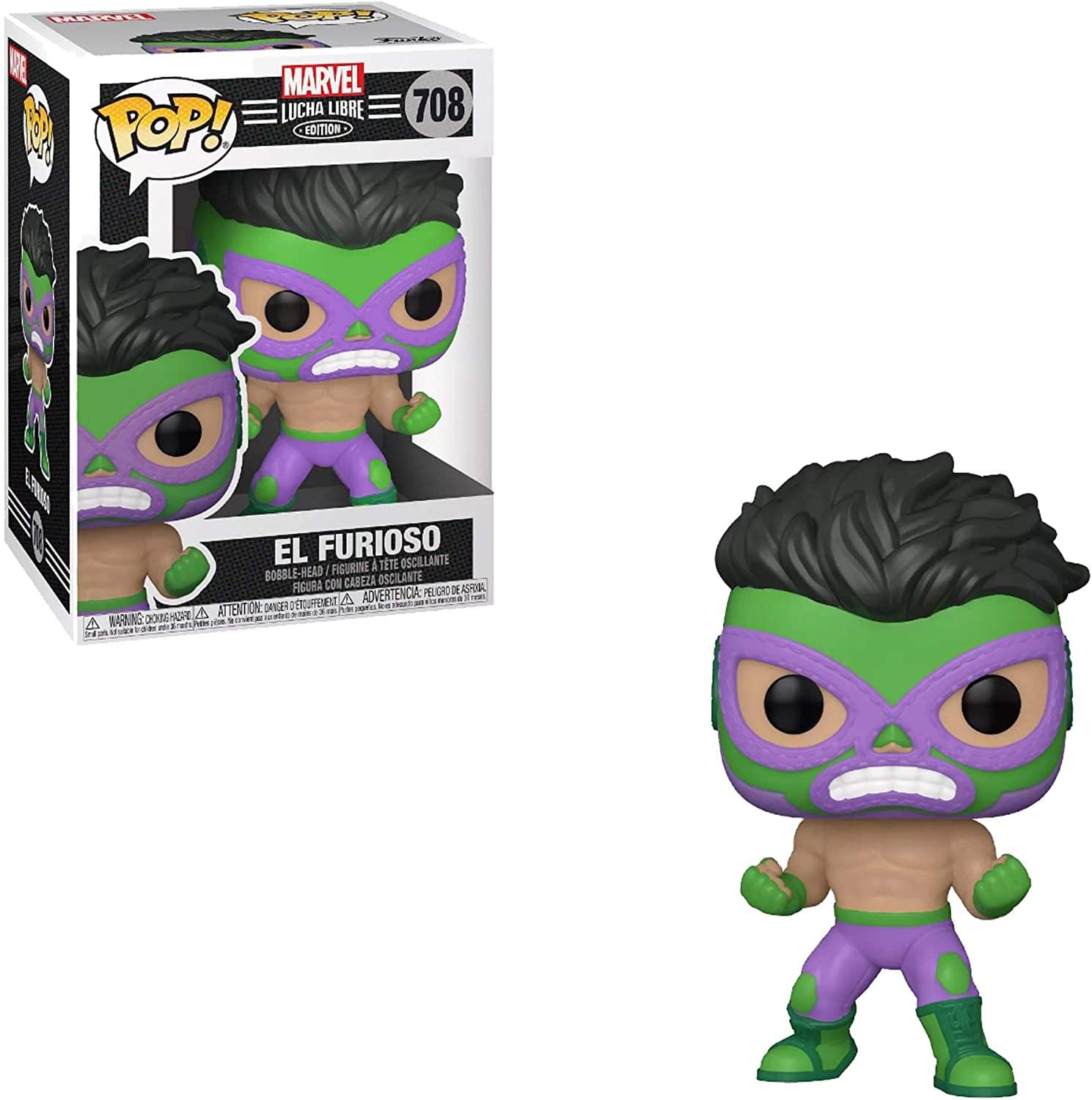 Marvel Luchadores Funko POP Vinyl Figure | Hulk El Furioso