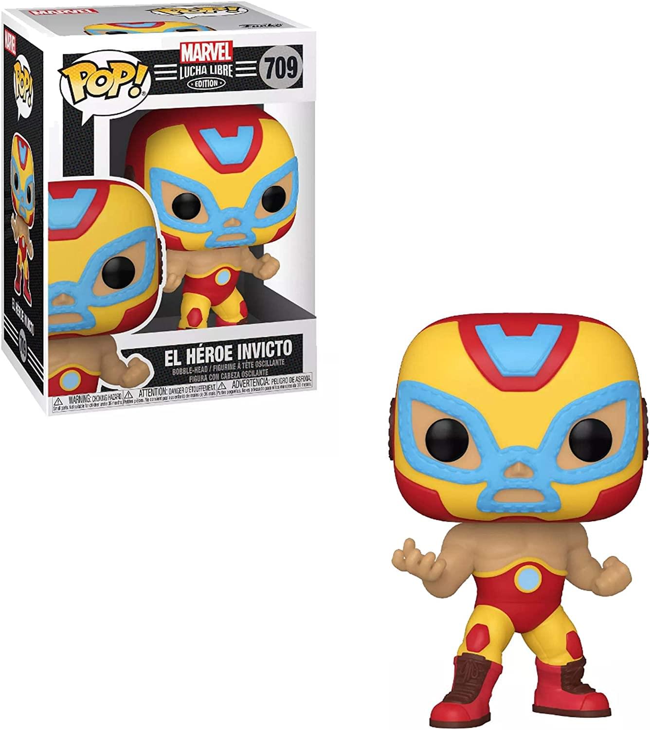 Marvel Luchadores Funko POP Vinyl Figure | Iron Man El Heroe Invicto