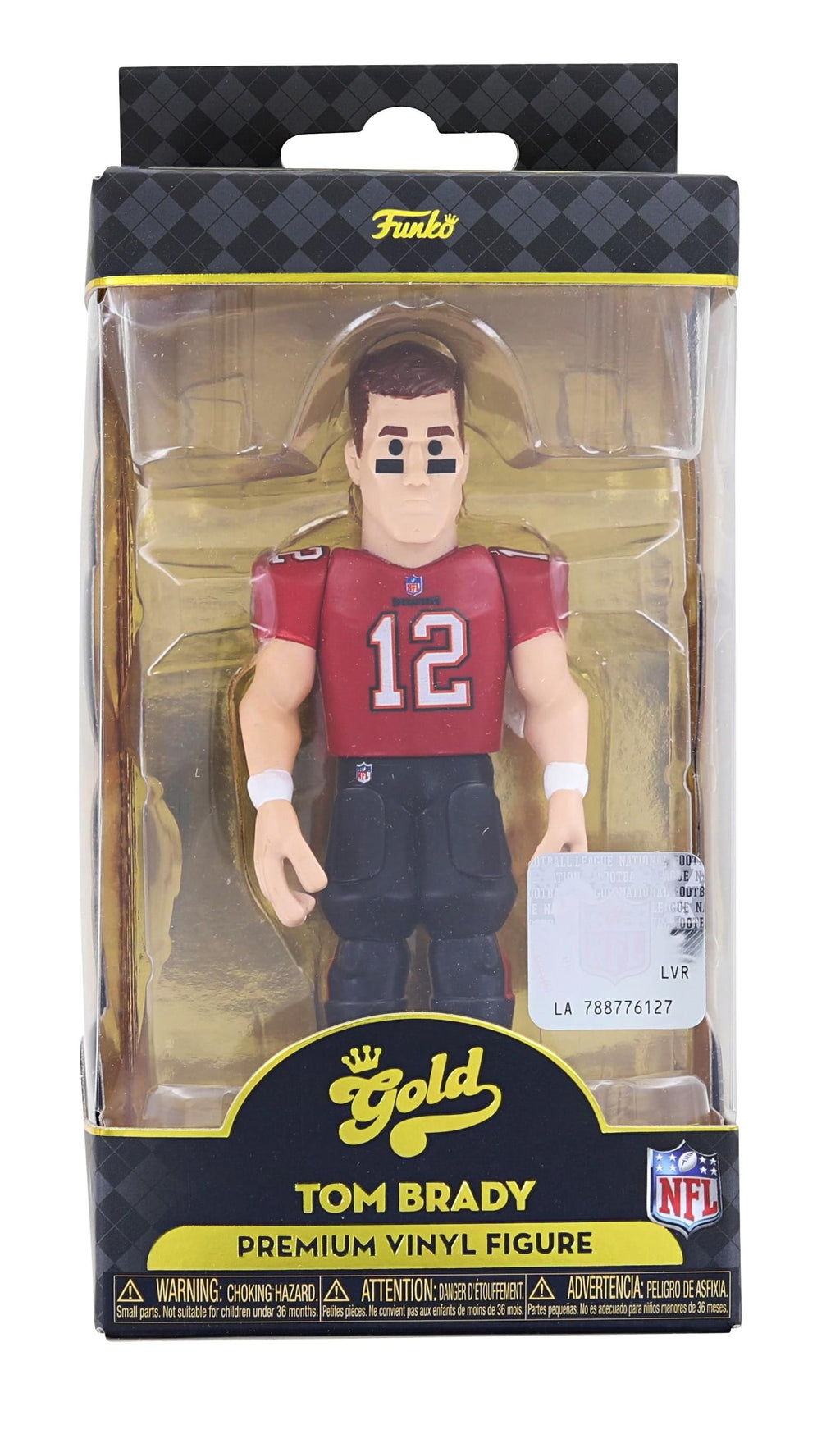 Funko Tom Brady Tampa Bay Buccaneers Gold Premium Vinyl Figure Mystery Box