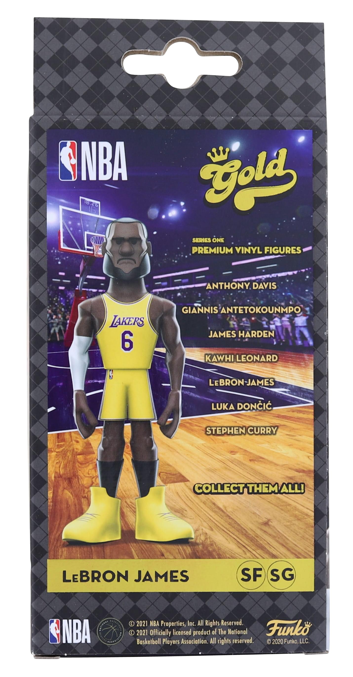 LA Lakers NBA Funko Gold 5 Inch Vinyl Figure | LeBron James