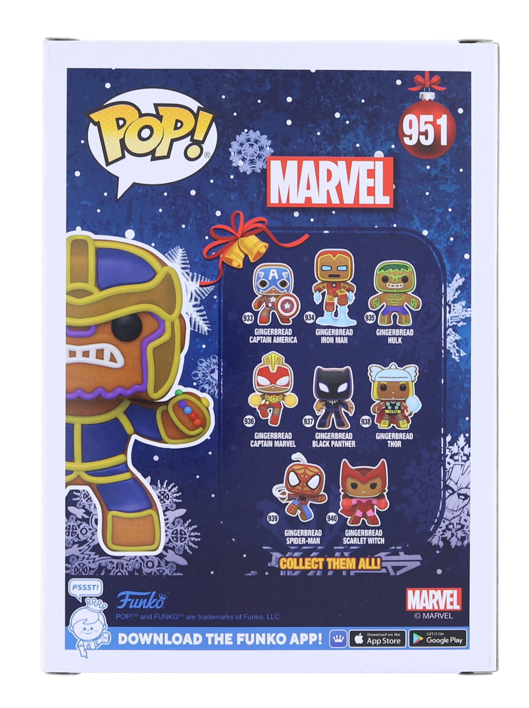 Marvel Funko Holiday POP Vinyl Figure | Gingerbread Thanos