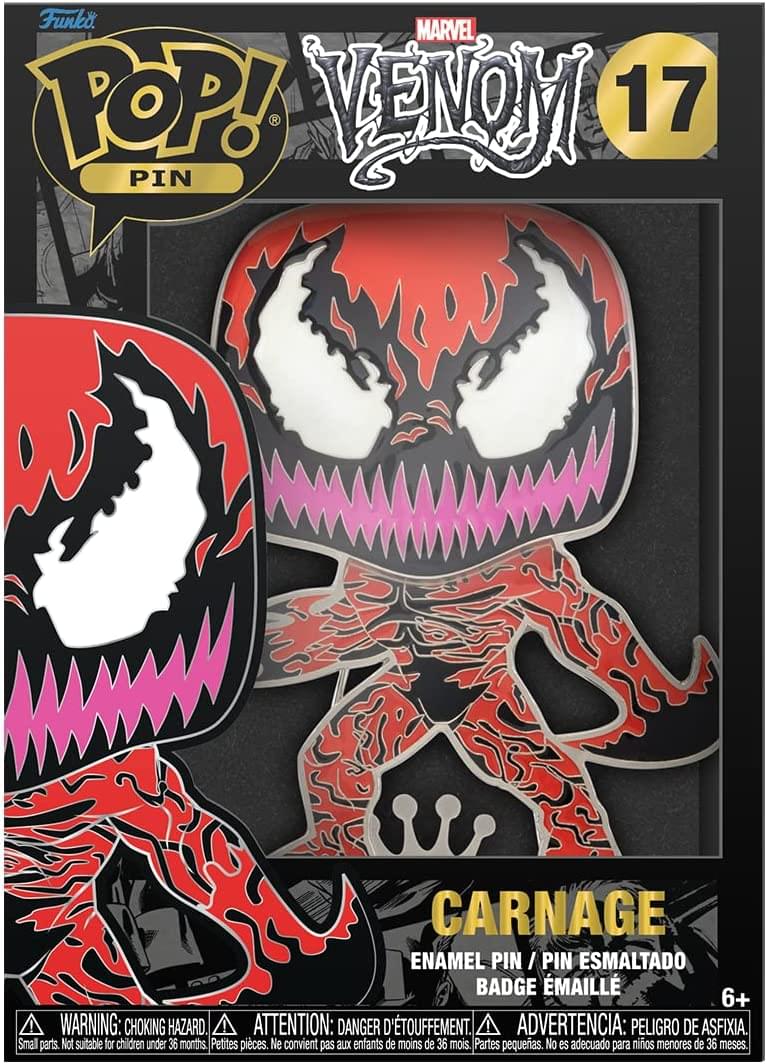 Marvel 3 Inch Funko POP Pin | Venom Carnage