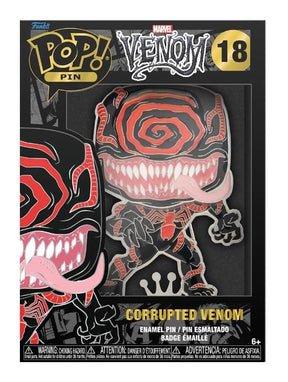 Marvel 3 Inch Funko POP Pin | Corrupted Venom