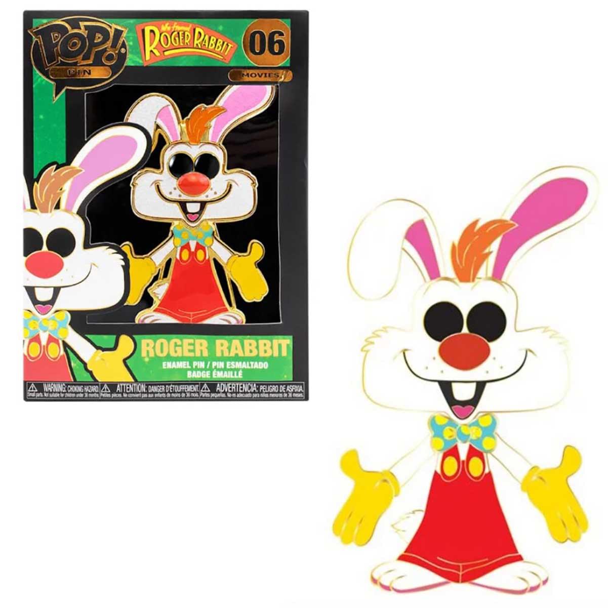 Who Framed Roger Rabbit 3 Inch Funko POP Pin | Roger Rabbit