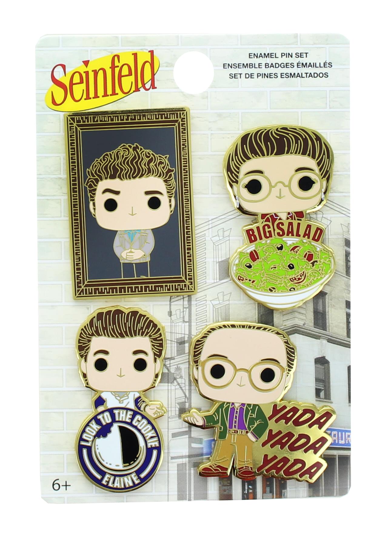 Seinfeld 3 Inch Funko POP Pin 4 Pack