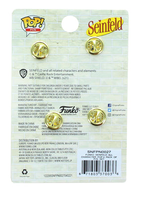 Seinfeld 3 Inch Funko POP Pin 4 Pack