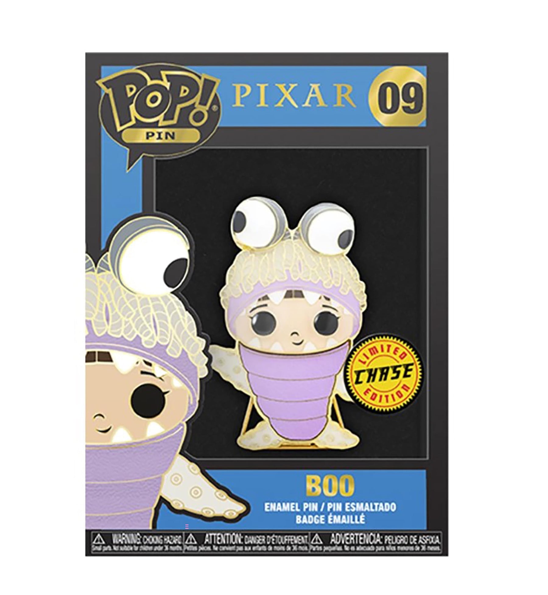 Disney Monsters Inc. 3 Inch Funko POP Pin | Boo in Monster Suit Chase