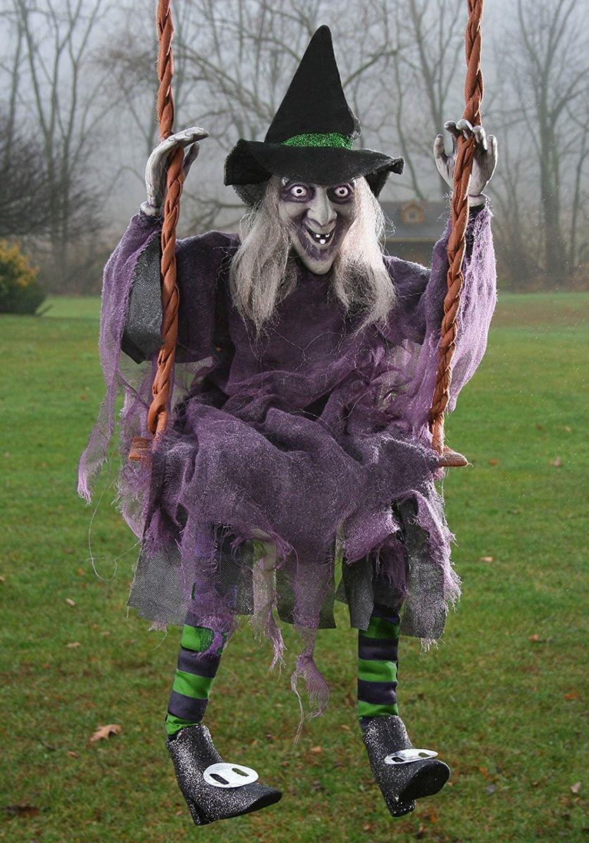 Swinging Witch 36" Halloween Decoration