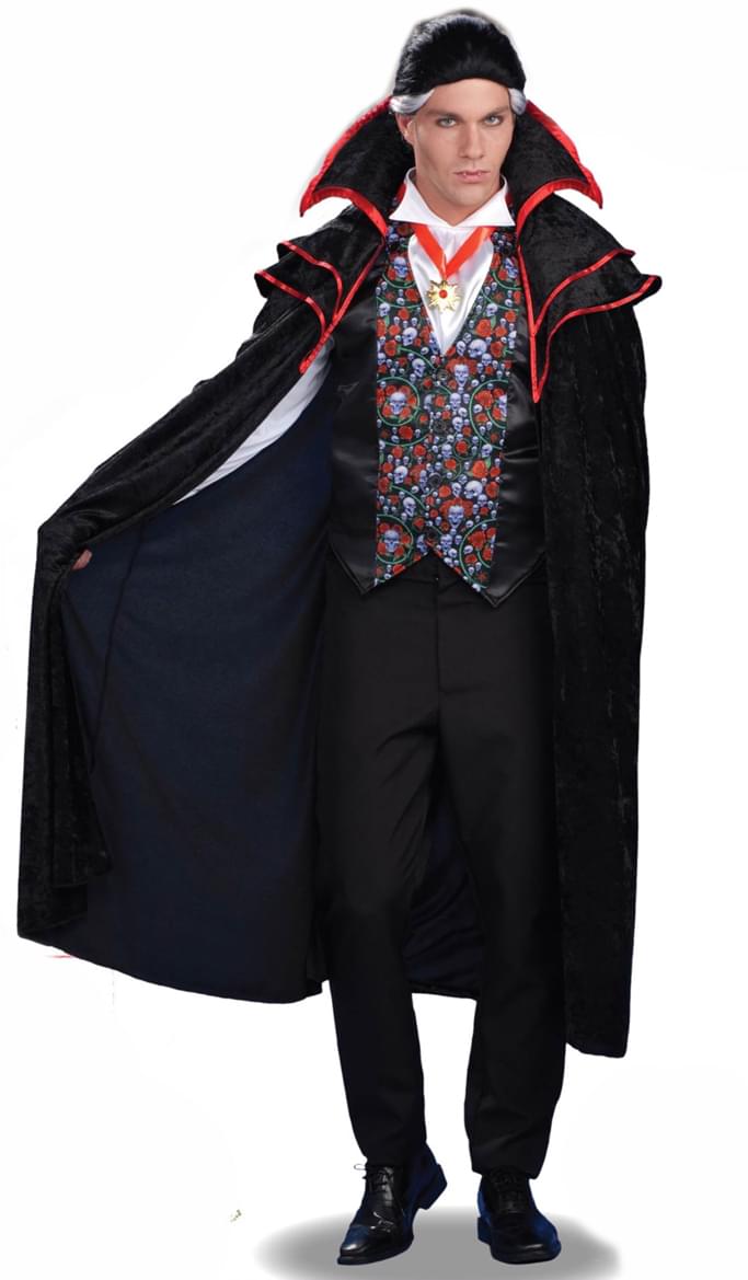 Baron Von Blood Vampire Costume Adult | Free Shipping