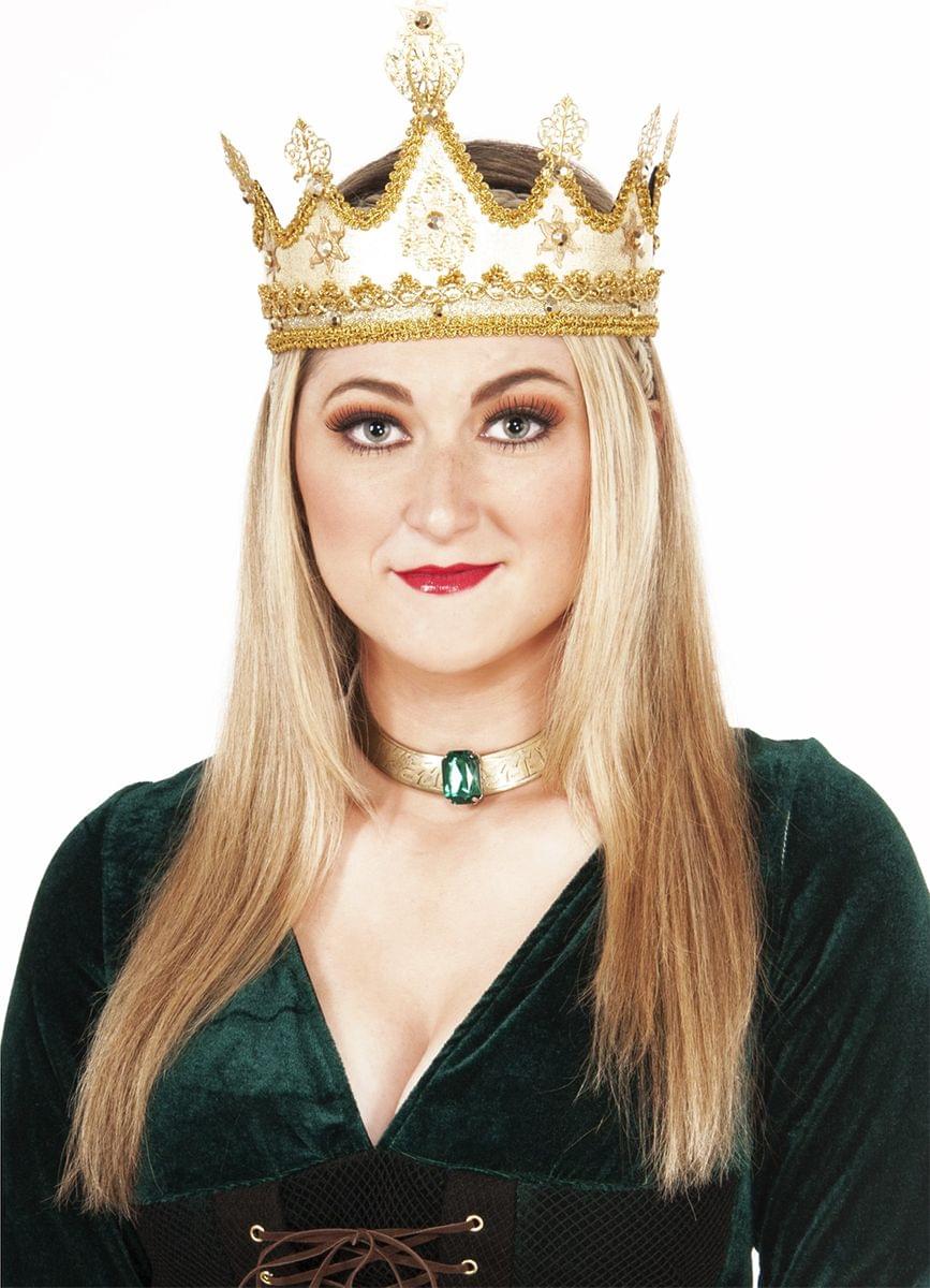 Golden Queen Adult Costume Crown | Free Shipping