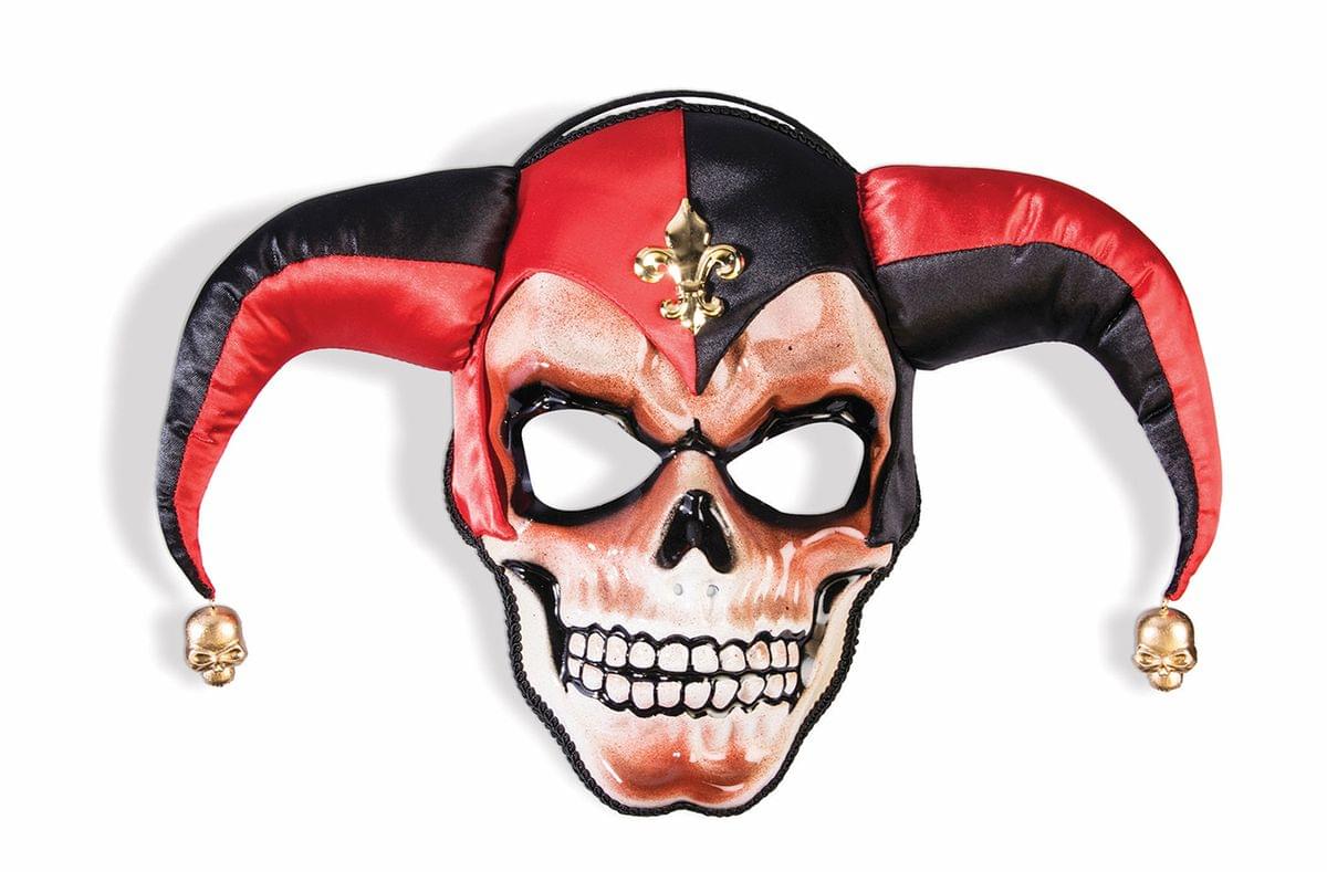 Sinister Jester Half Mask