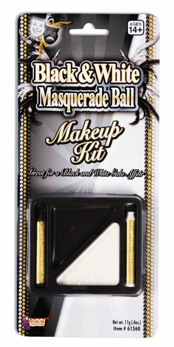 Black & White Makeup Costume Accessory Kit