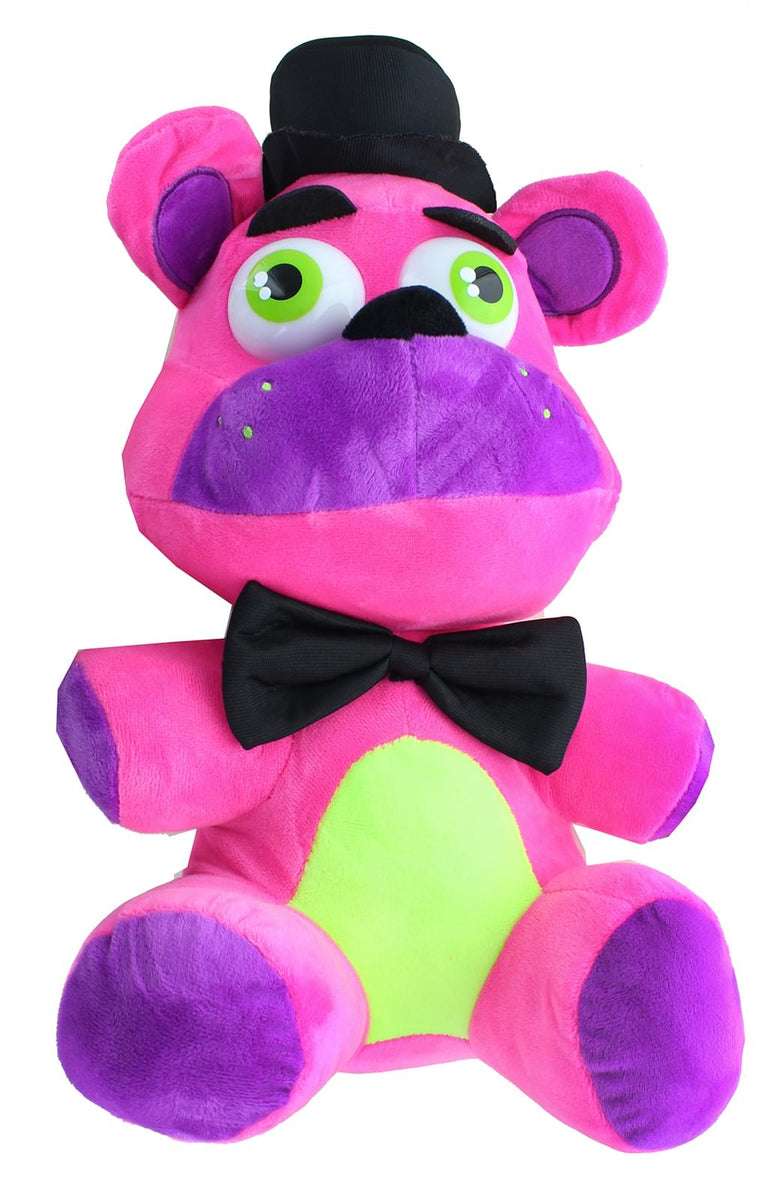 Five Nights at Freddy FNAF 10 Inch Neon Pink Foxy Stuffed Plush Toy