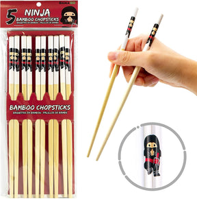 Ninja Bamboo Chopstick Set of 5