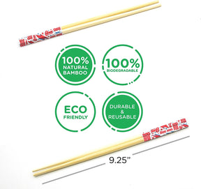 David Bowie GAMAGO Cast Bamboo Chopsticks | Set of 4