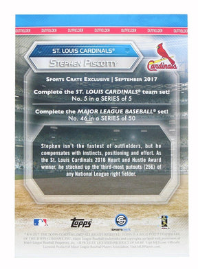 St Louis Cardinals MLB Crate Exclusive Topps Card #46 - Stephen Piscotty