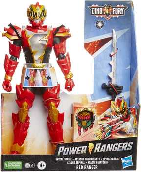 Power Rangers Dino Fury 12 Inch Figure | Spiral Strike Red Ranger