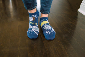 Rick and Morty Novelty Low-Cut Unisex Ankle Socks | 5 Pairs