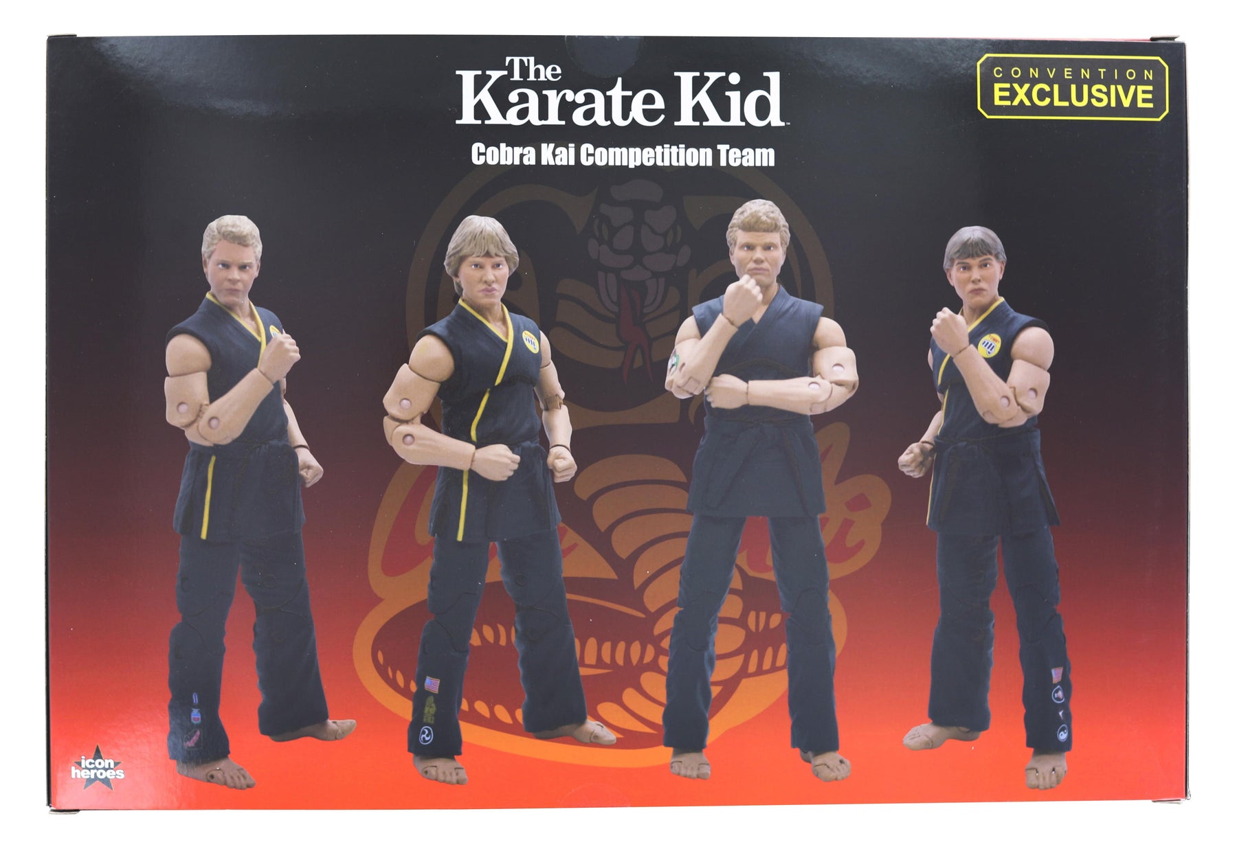 The Karate Kid Cobra Kai Competition Team Action Figure Box Set