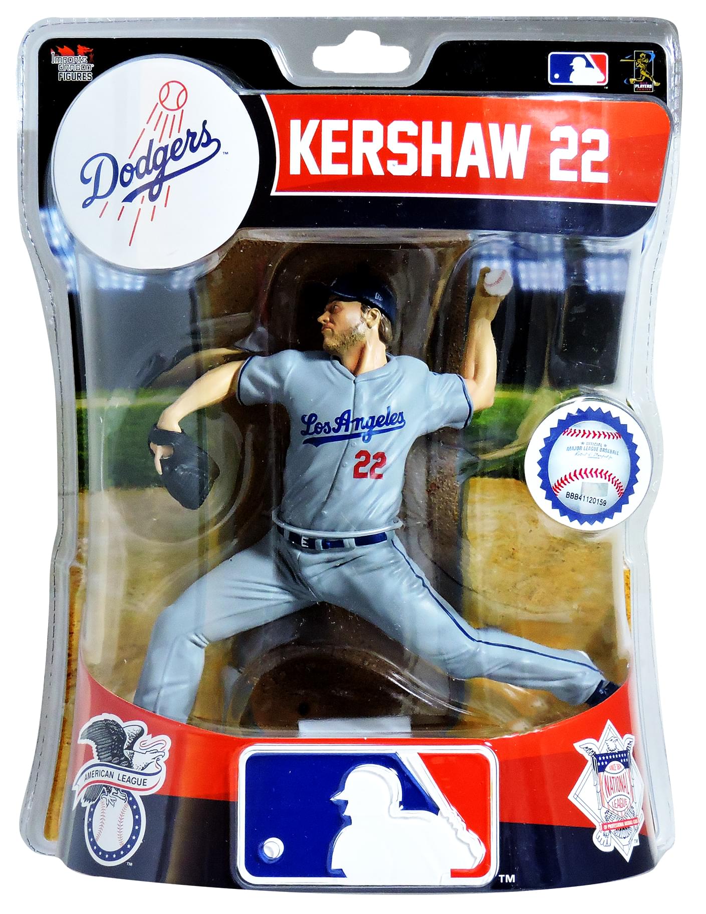 MLB LA Dodgers 6 Inch Figure | Clayton Kershaw