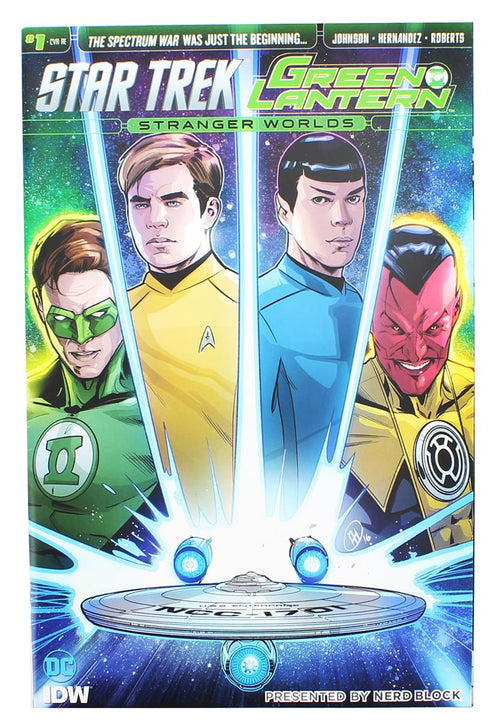 Star Trek/Green Lantern Stanger Worlds Comic Book Issue # 1 | Free Shi