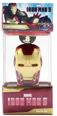 Iron Man 3 Helmet Light Up Flash Drive USB 8 GB