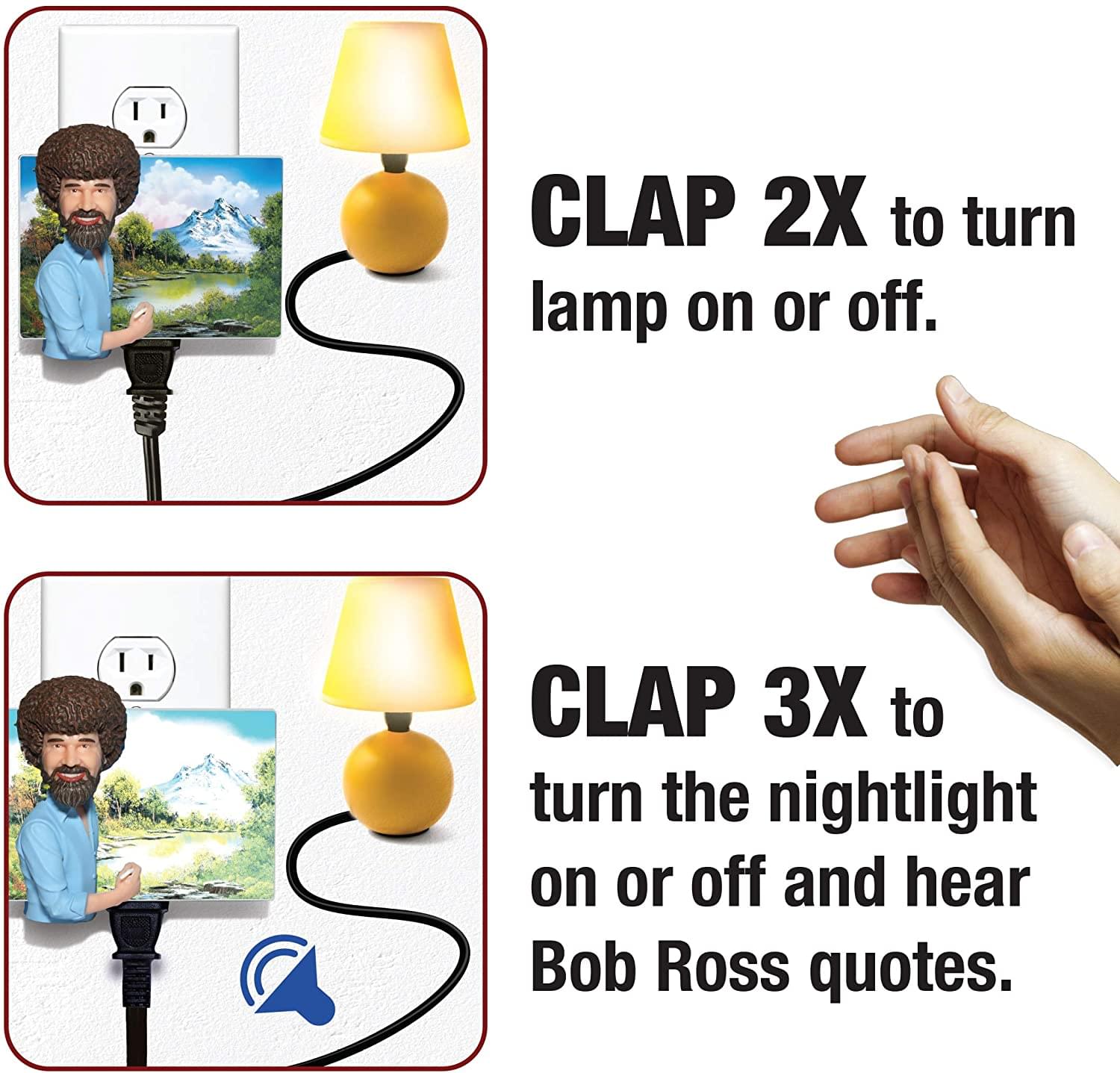 Child Talking Clapper with Night Lamp Light Switch Outlet