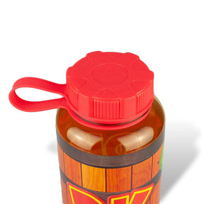 EXCLUSIVE Donkey Kong Water Bottle | Designed to Look Like DK's Barrel | 24 Oz.