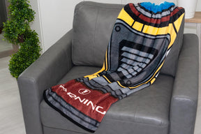 Borderlands Claptrap Fleece Throw Blanket - 45 x 60-Inches