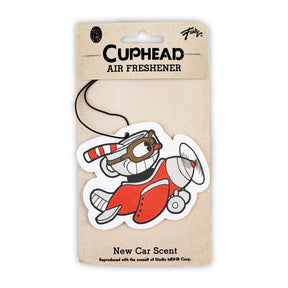 Cuphead Airplane Hanging Air Freshener for Cars | New Car Scent