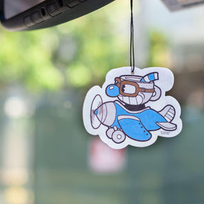 Cuphead Airplane Hanging Air Freshener for Cars | New Car Scent