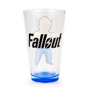 Fallout Collectibles | Fallout Vault Boy Pint Glass | 16 Ounces | Xbox One Gift