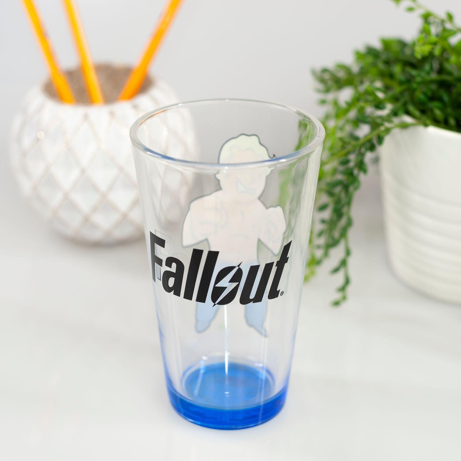 Fallout Collectibles | Fallout Vault Boy Pint Glass | 16 Ounces | Xbox One Gift